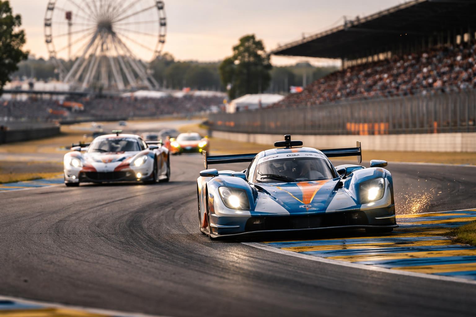 Redaktionelle Szene zum Thema „Habsburg fährt in Le Mans auf Rang sechs, Schmid verpasst das Podest knapp“