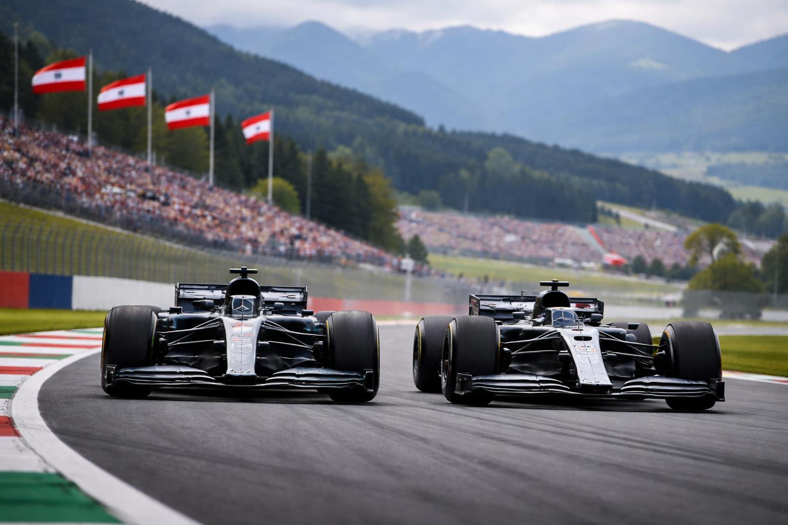 Redaktionelle Szene zum Thema „Hamilton und Antonelli eröffnen in Spielberg das Titelduell der Generationen“