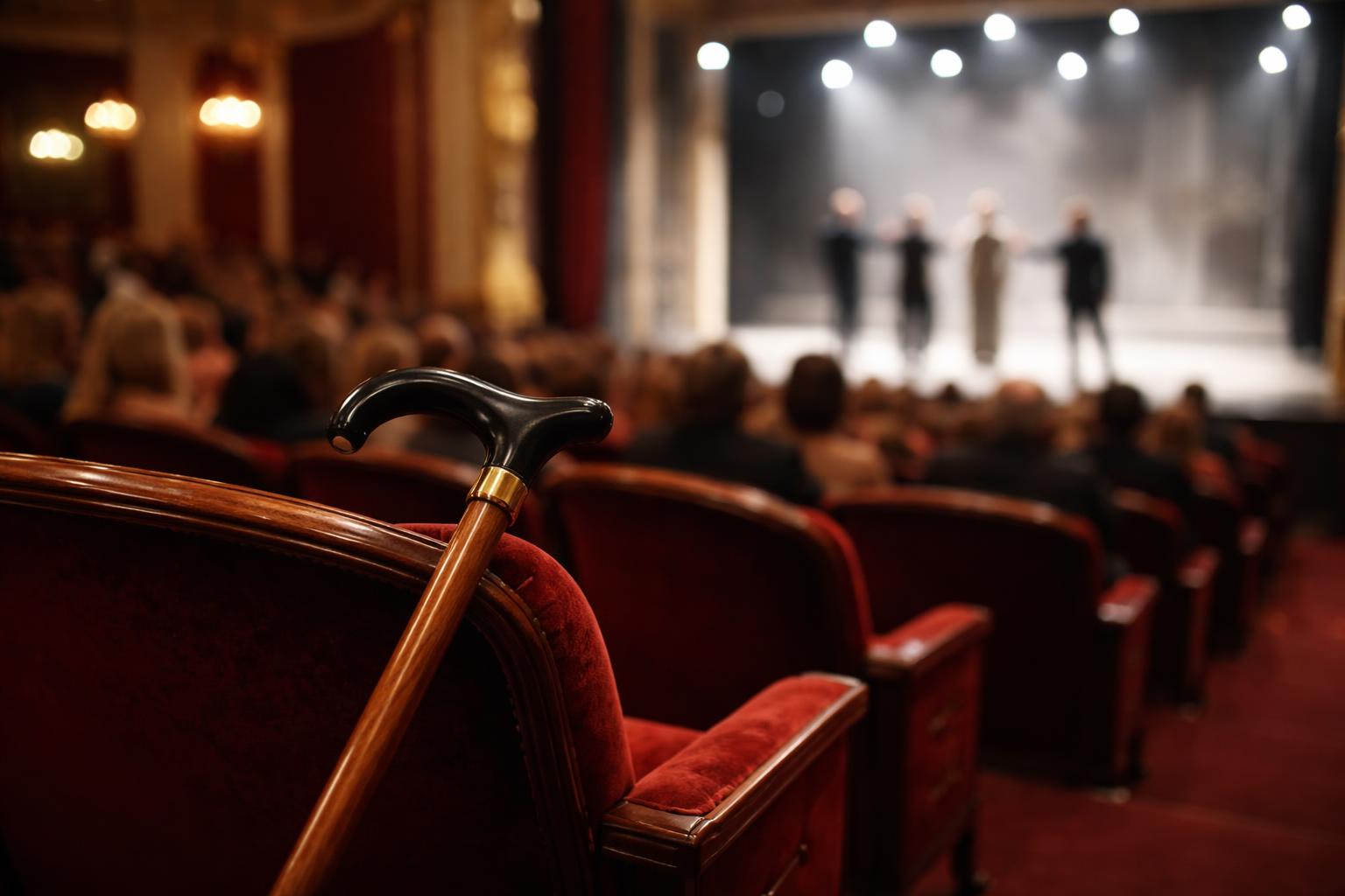 Redaktionelle Szene zum Thema „Handke bei Salzburger Festspielen mit Gehstock gefeiert“