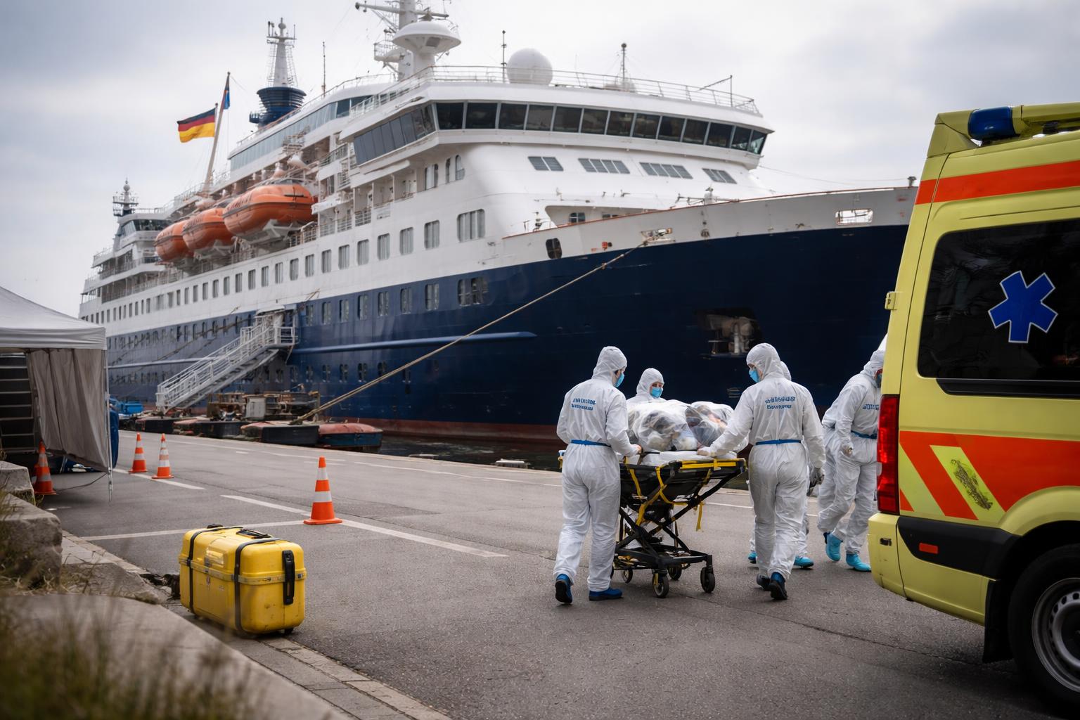 Beitragsbild zum Artikel „Hantavirus-Verdacht: Deutsche von Amsterdam nach Düsseldorf gebracht“ auf Extrig.at