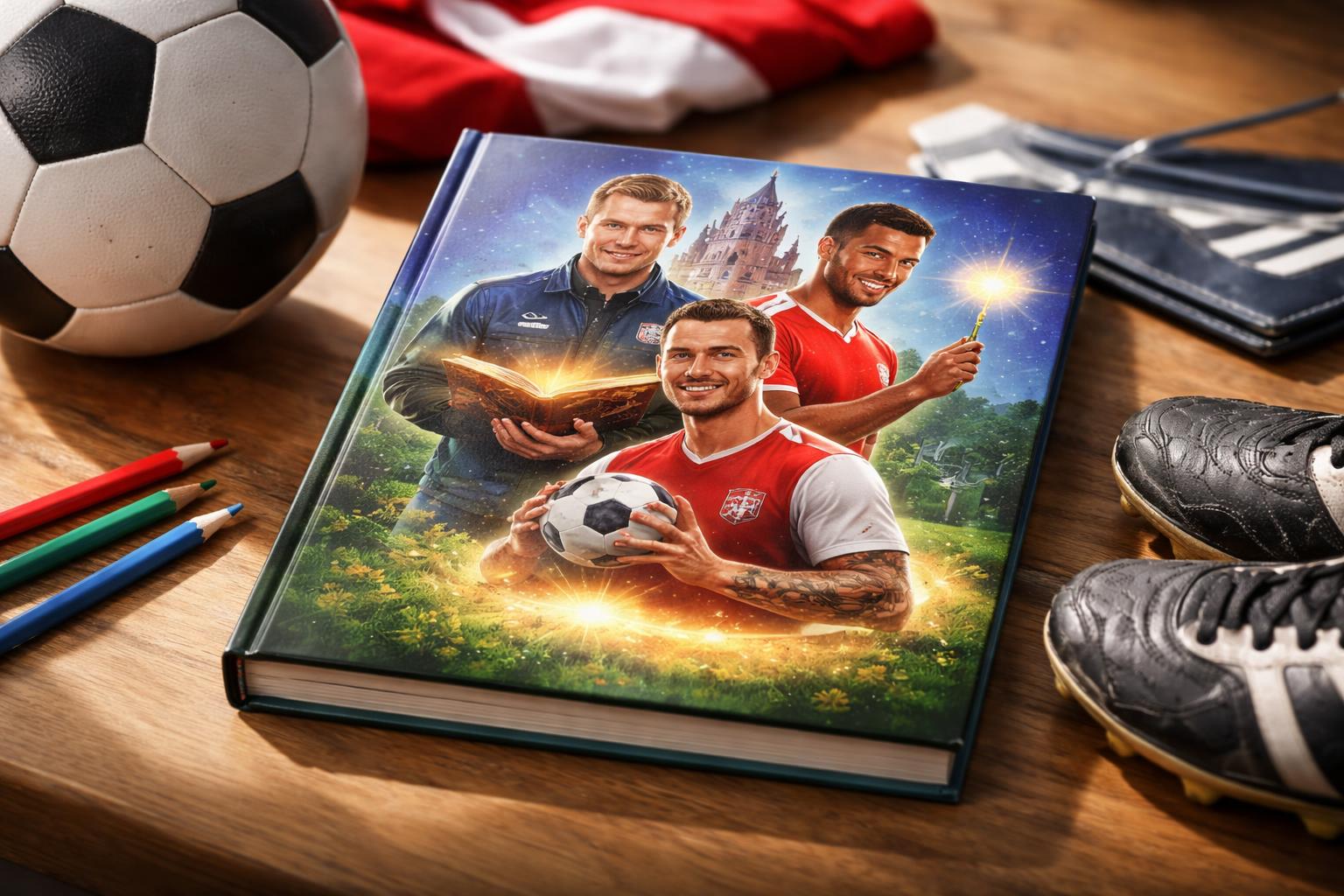 Redaktionelle Szene zum Thema „Herzog veröffentlicht Kinderbuch mit Arnautovic und Alaba“