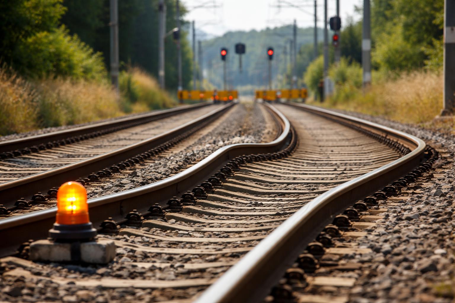 Redaktionelle Szene zum Thema „Hitze kann Bahnverkehr der ÖBB ausbremsen“