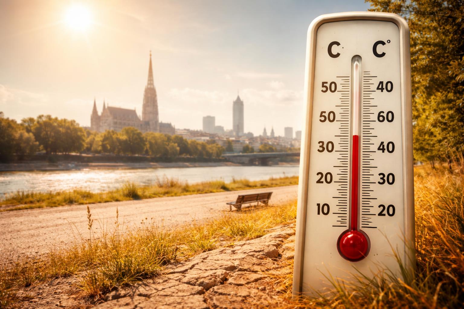 Redaktionelle Szene zum Thema „Hitzewelle zum Monatswechsel: Modelle sehen erneut 38 bis 39 Grad im Flachland“