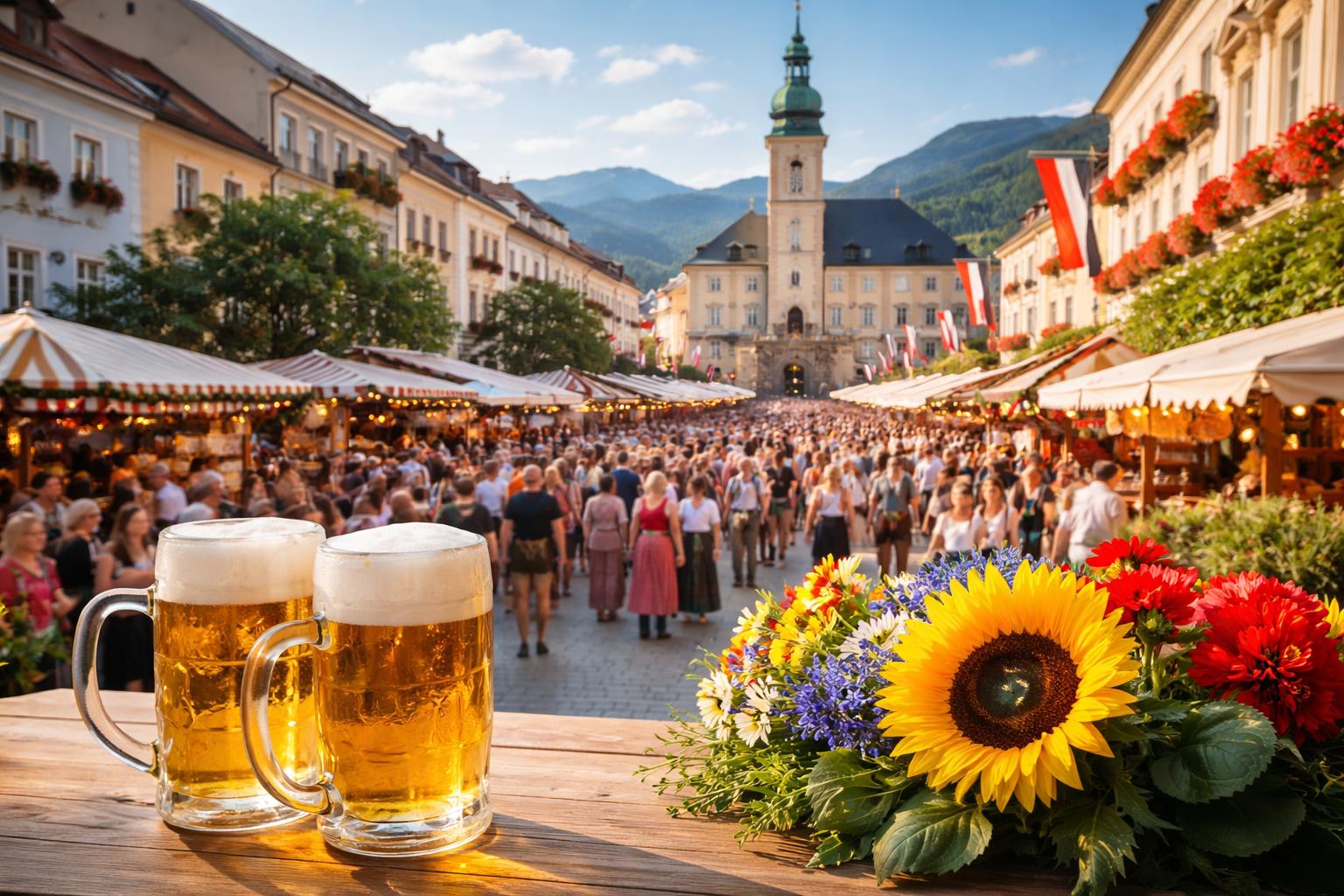 Redaktionelle Szene zum Thema „Hoher Besuch beim Villacher Kirchtag“