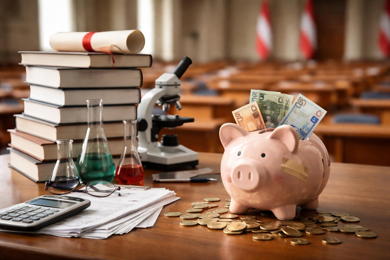 Redaktionelle Szene zum Thema „Holzleitner beruhigt die Unis nur bedingt – Milliardenlücke bleibt“