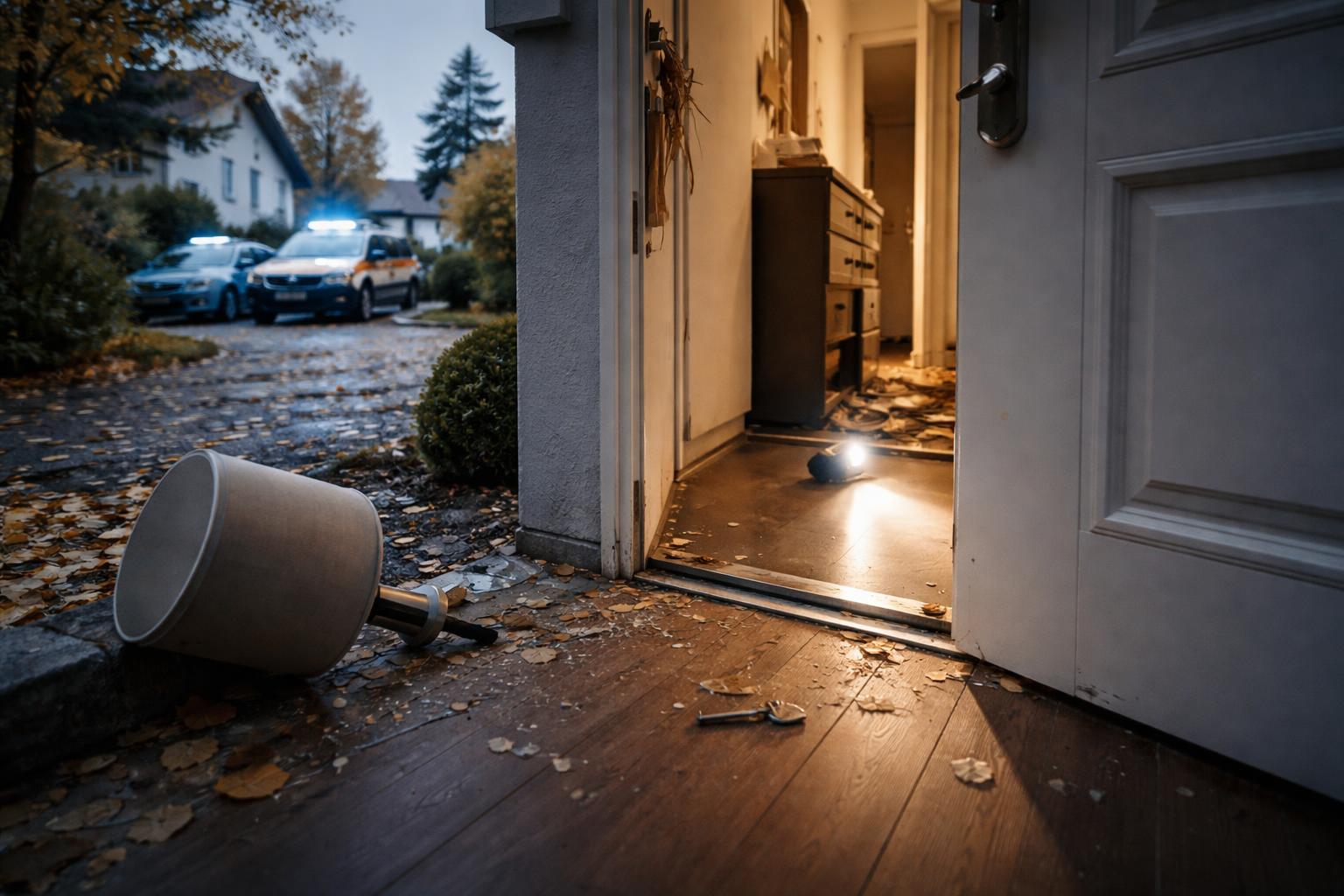 Redaktionelle Szene zum Thema „Home Invasion: Wie Gewalt in den eigenen vier Wänden die Psyche belastet“