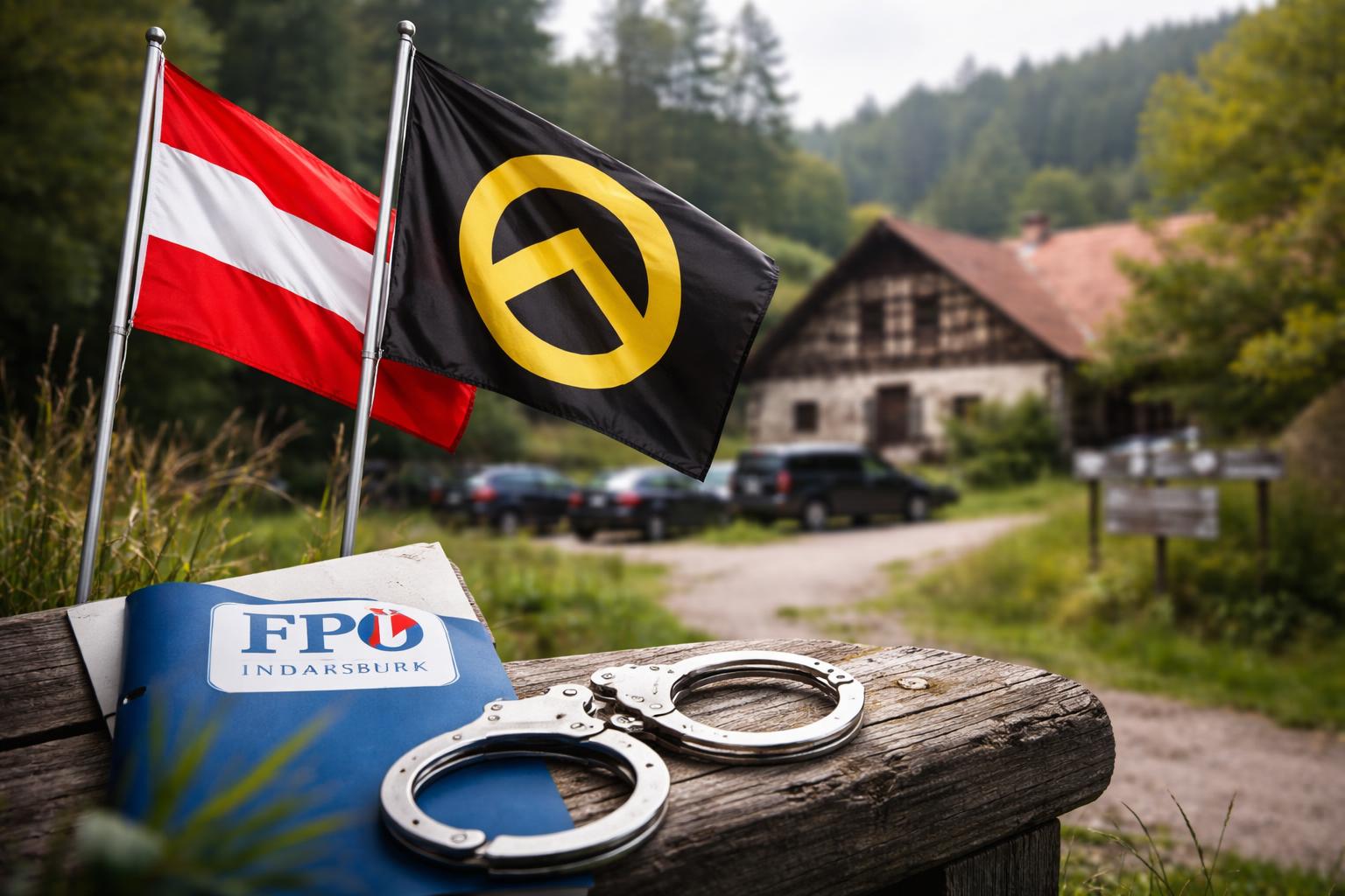 Redaktionelle Szene zum Thema „Identitäre und FPÖ: Besuche in Deutschland ziehen politische Folgen nach sich“