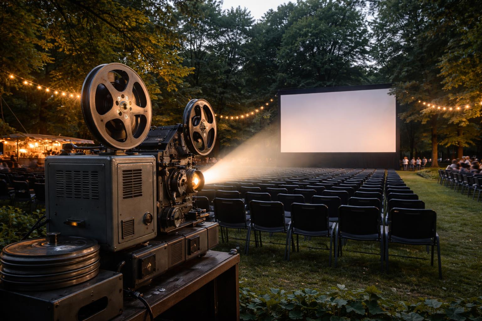 Redaktionelle Szene zum Thema „Im Augarten startet das „Kino wie noch nie“ mit New Hollywood und vielen Premieren“