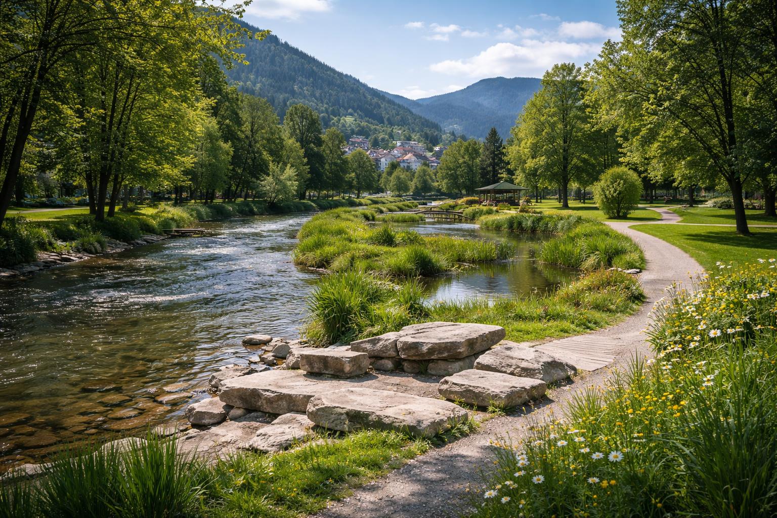 Redaktionelle Szene zum Thema „Im Volkshauspark Frohnleiten steht die Natur im Mittelpunkt“