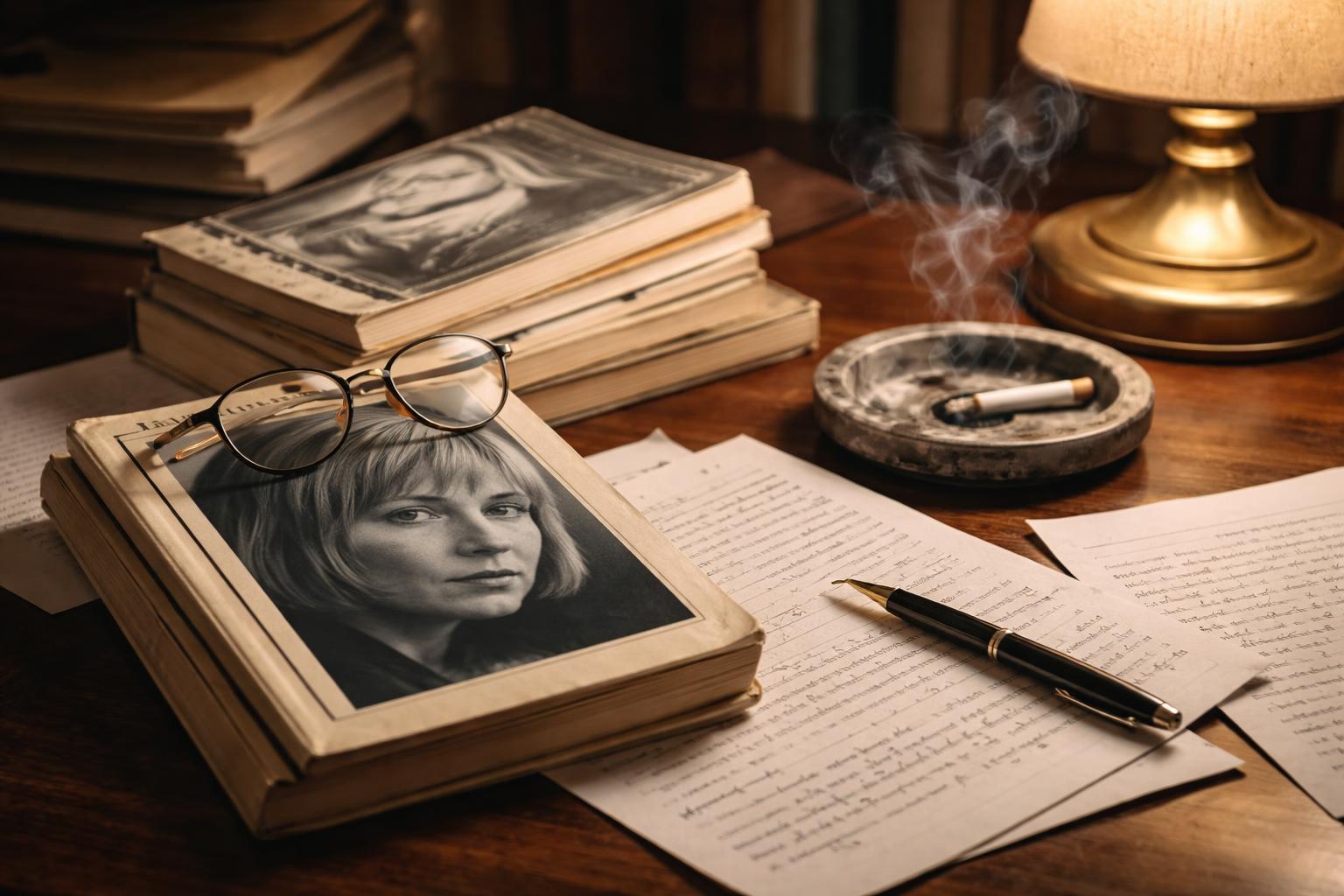Redaktionelle Szene zum Thema „Ingeborg Bachmann, das Werk und der Preis der Opfererzählung“