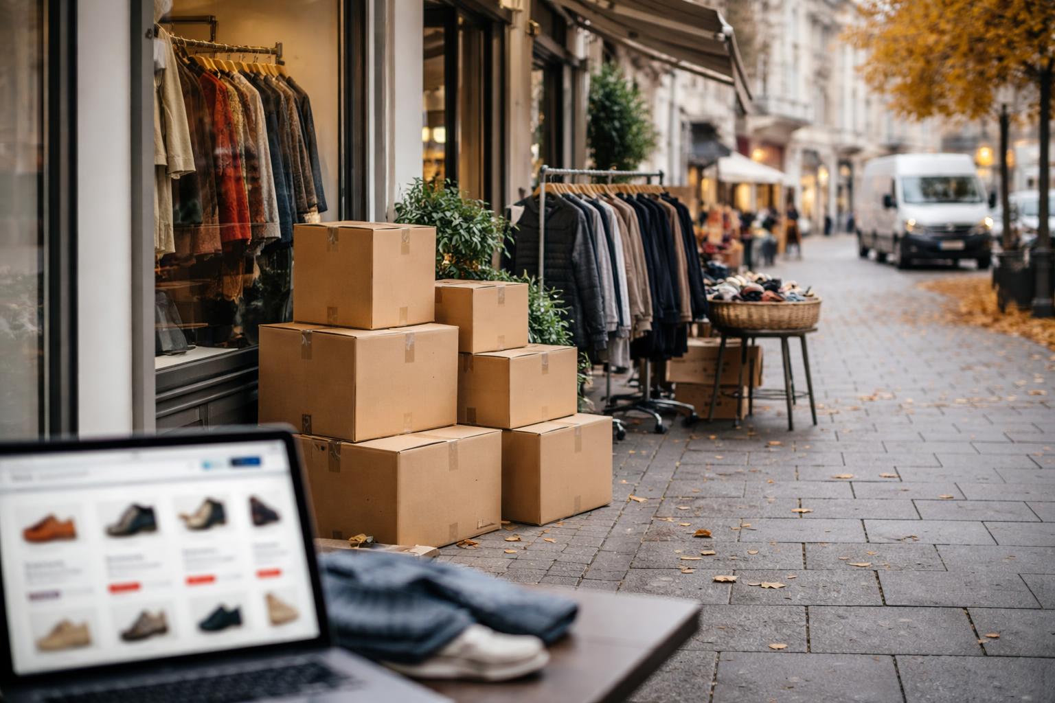 Redaktionelle Szene zum Thema „Internet-Plattformen setzen kleinen Händlern weiter zu“