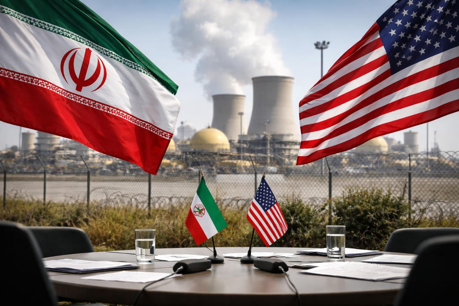 Redaktionelle Szene zum Thema „Iran droht weiter mit harter Linie in Gesprächen mit den USA“