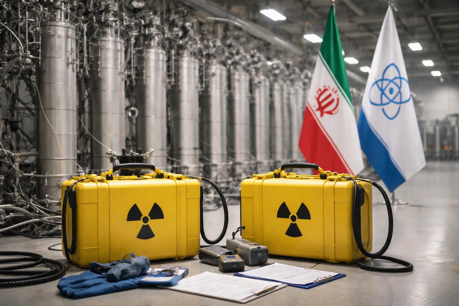 Redaktionelle Szene zum Thema „Iran lässt internationale Atominspekteure zurückkehren“
