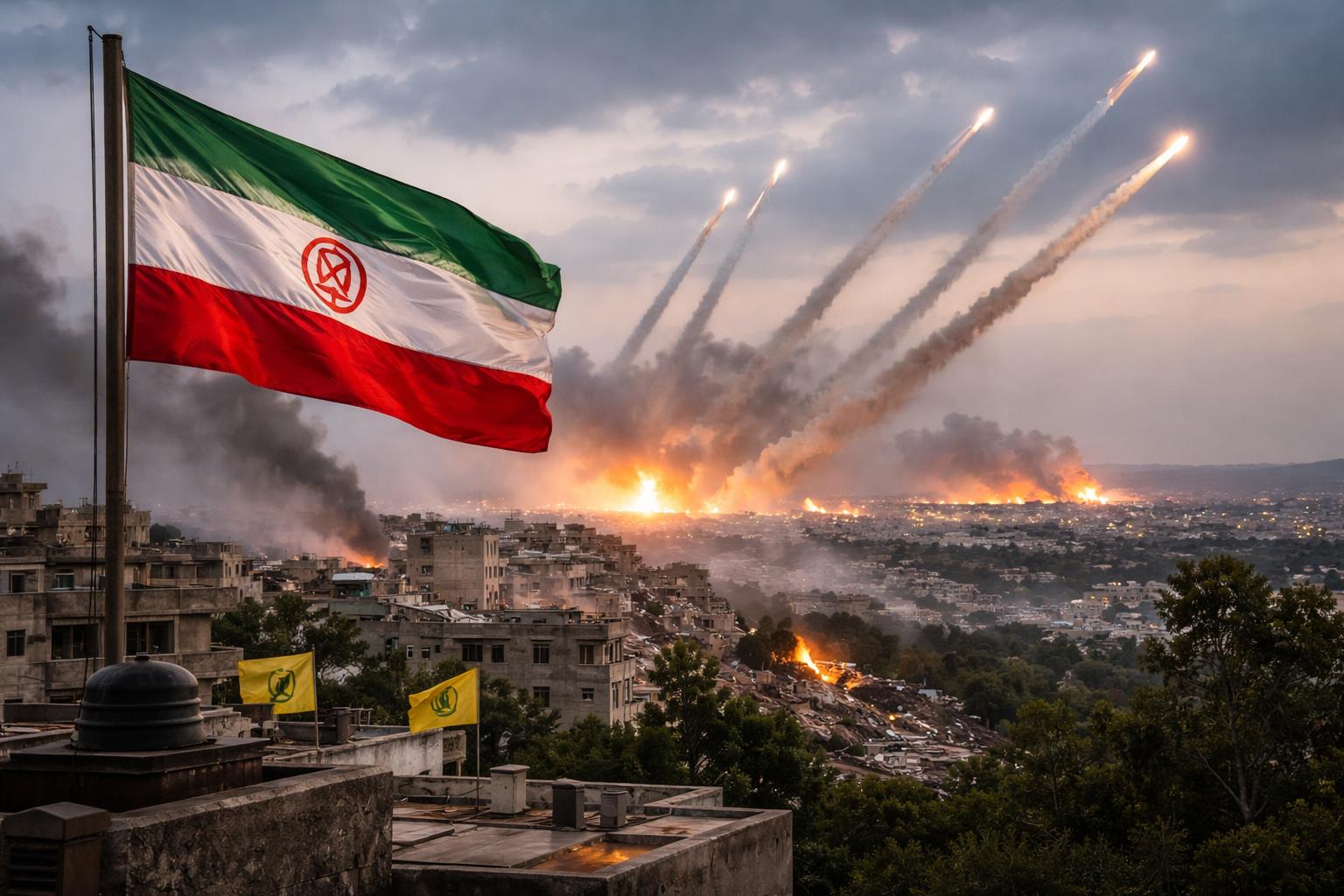 Redaktionelle Szene zum Thema „Iran setzt auf Druck auf Trump im Nahost-Konflikt“