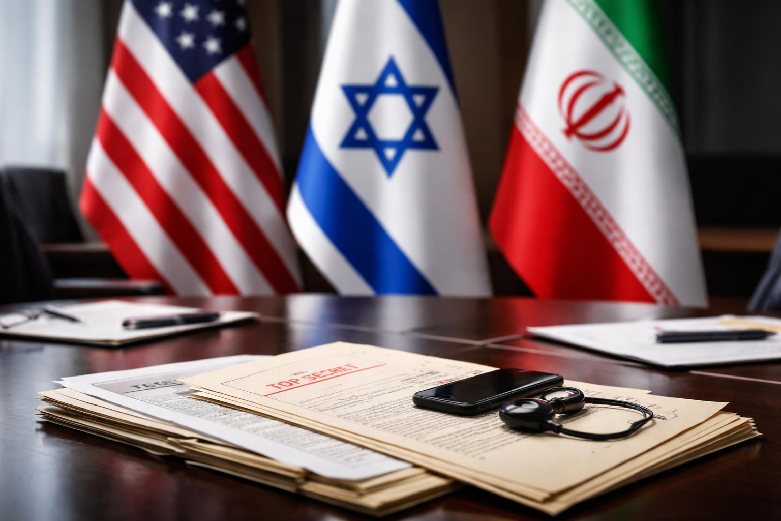 Redaktionelle Szene zum Thema „Israel soll US-Regierung vor möglichem iranischen Anschlagsplan gegen Trump gewarnt haben“