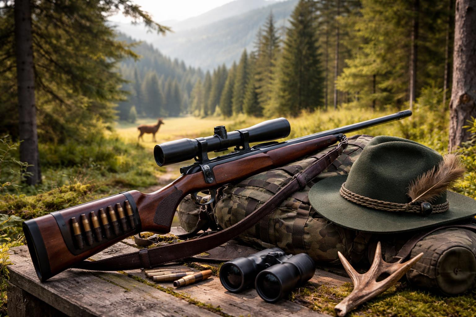 Redaktionelle Szene zum Thema „Jagd in Österreich: Zwischen Tradition, Verantwortung und Streit um Waffen“
