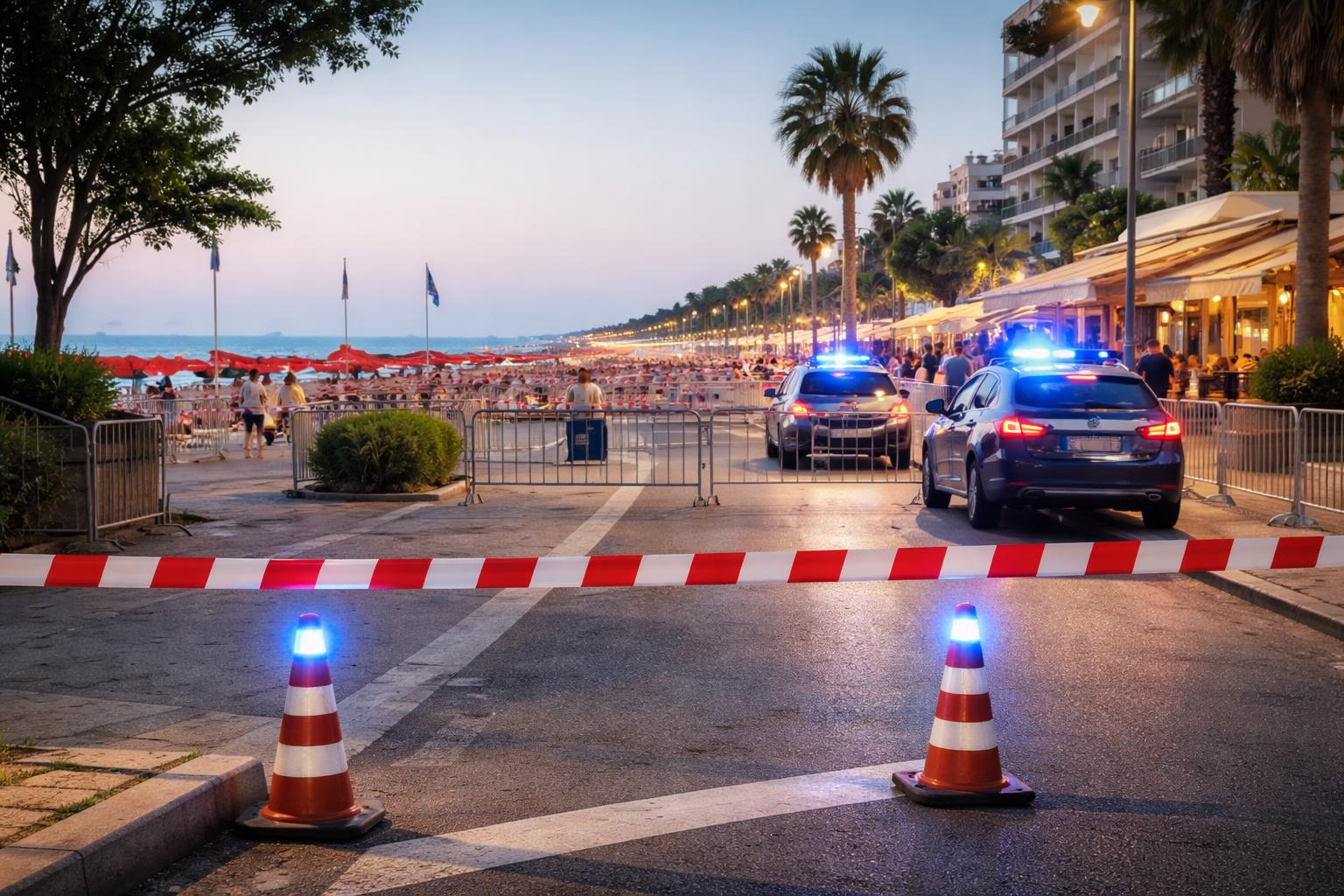 Redaktionelle Szene zum Thema „Jesolo richtet Sicherheitszonen nach Gewaltserie ein“