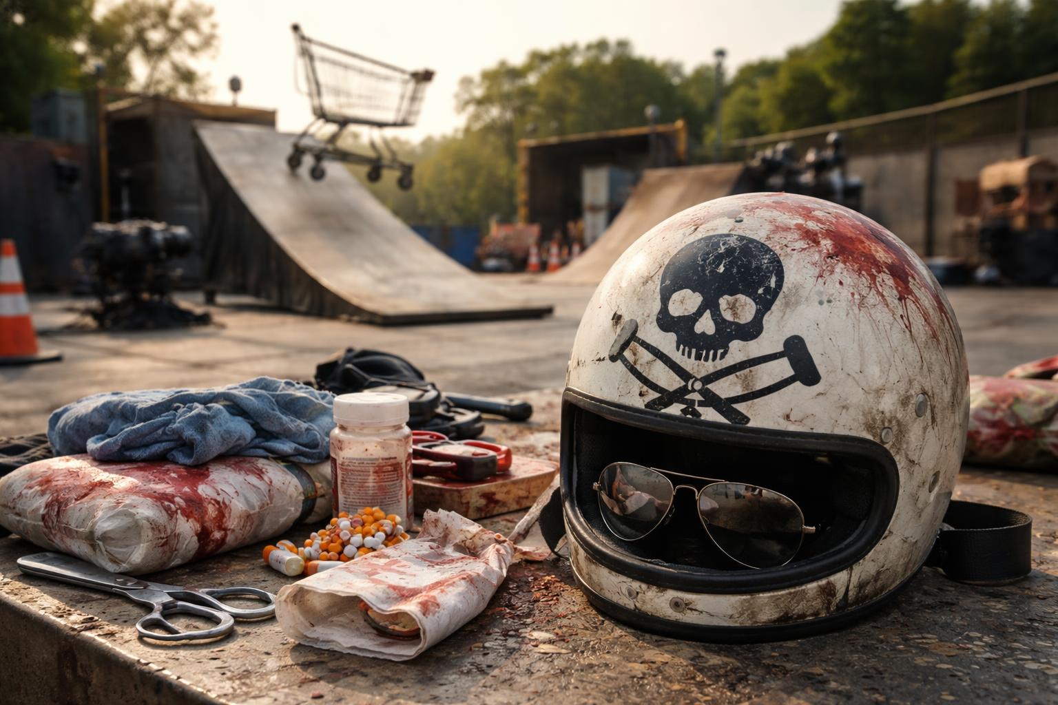 Redaktionelle Szene zum Thema „Johnny Knoxville und das letzte große Risiko“