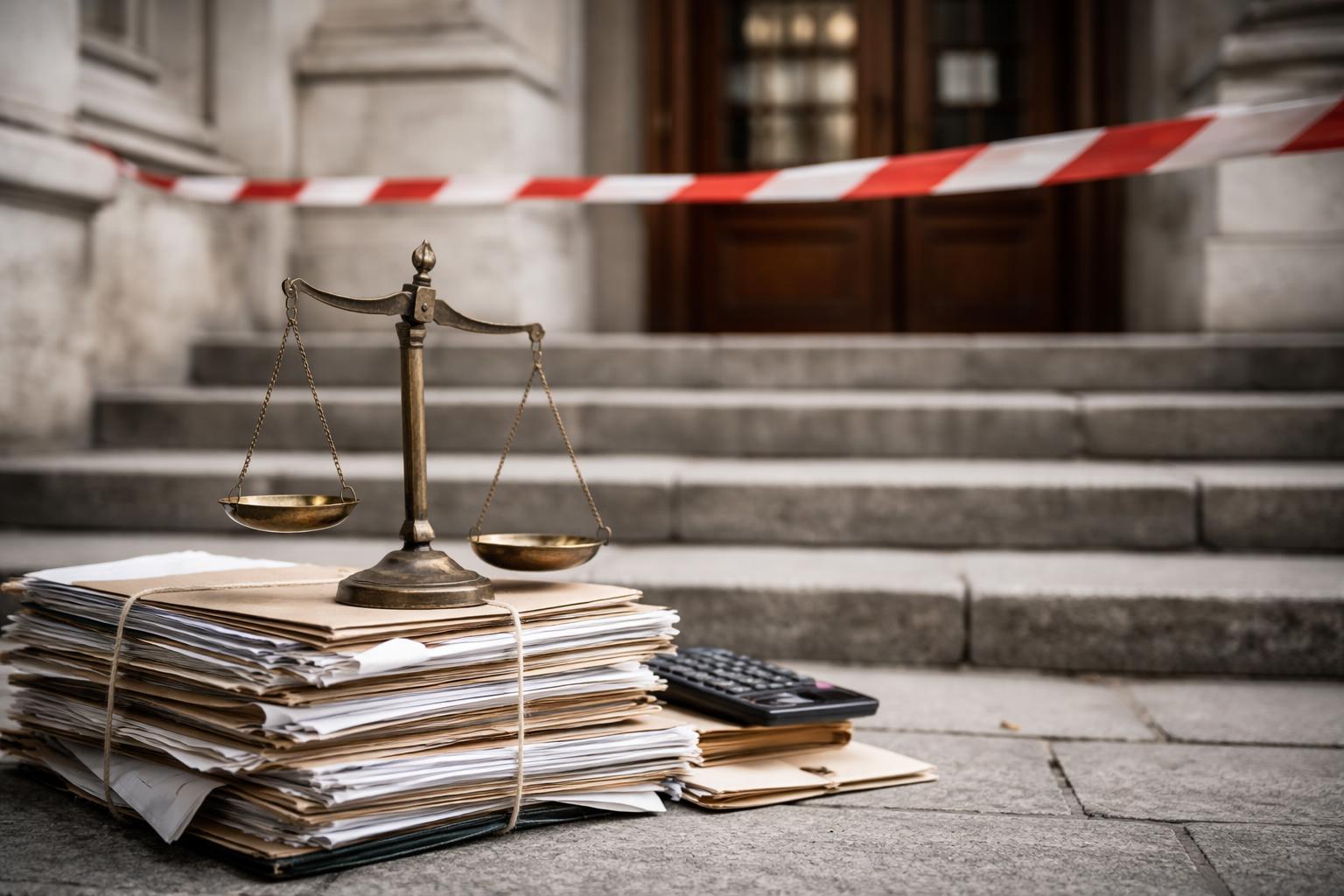 Redaktionelle Szene zum Thema „Justiz unter Spardruck: Regionalen Einschnitten bei Gerichten droht die Debatte“