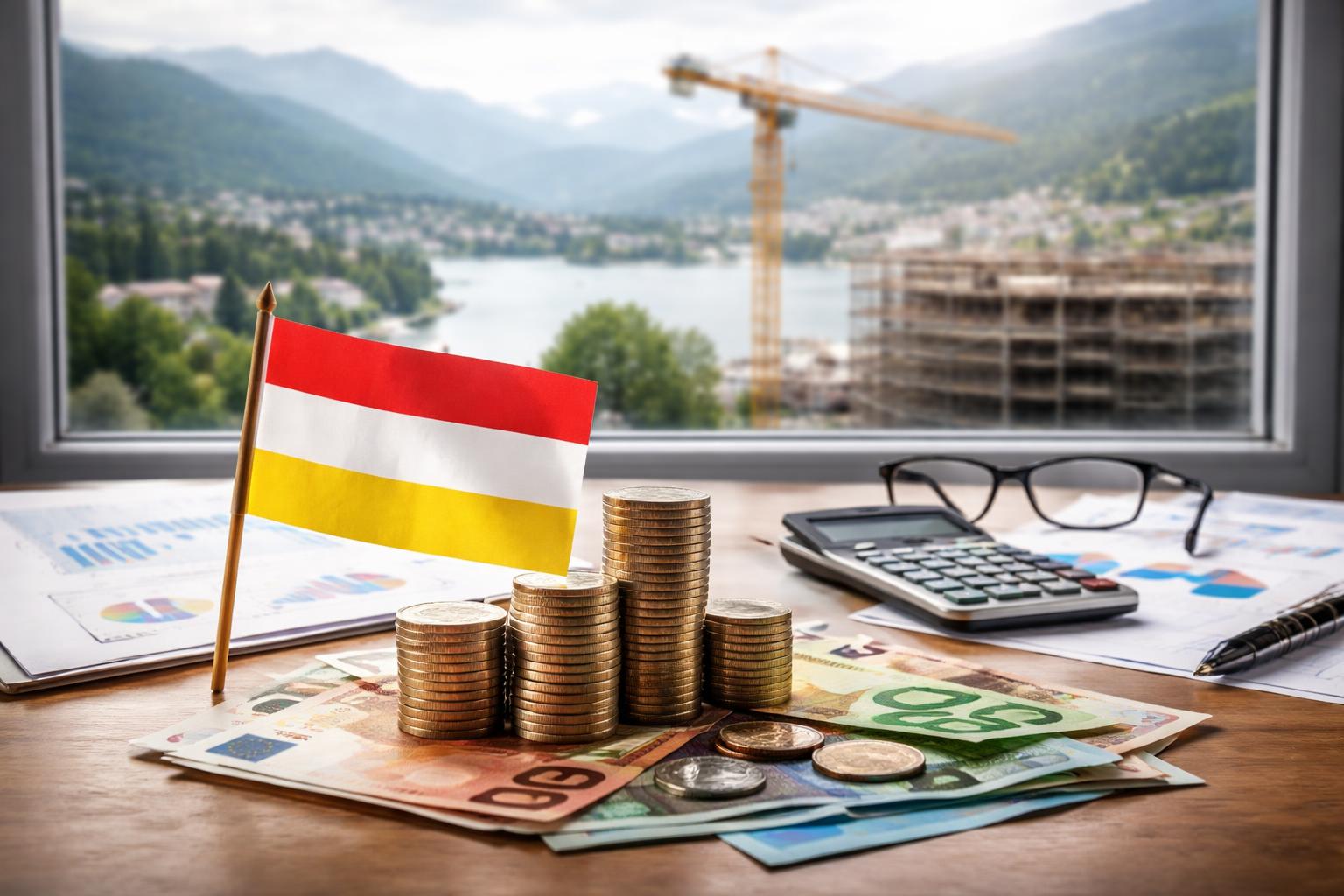 Redaktionelle Szene zum Thema „Kärnten finanziert Investitionen weiter nur über neue Schulden“