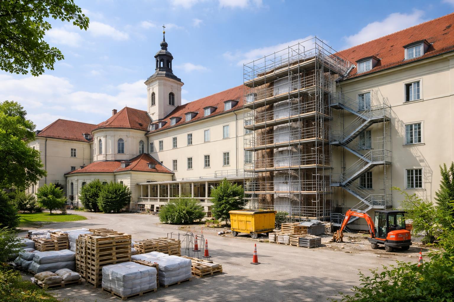 Redaktionelle Szene zum Thema „Kardinal-König-Haus in Lainz sucht Geld für Sanierung und Hotelstart“