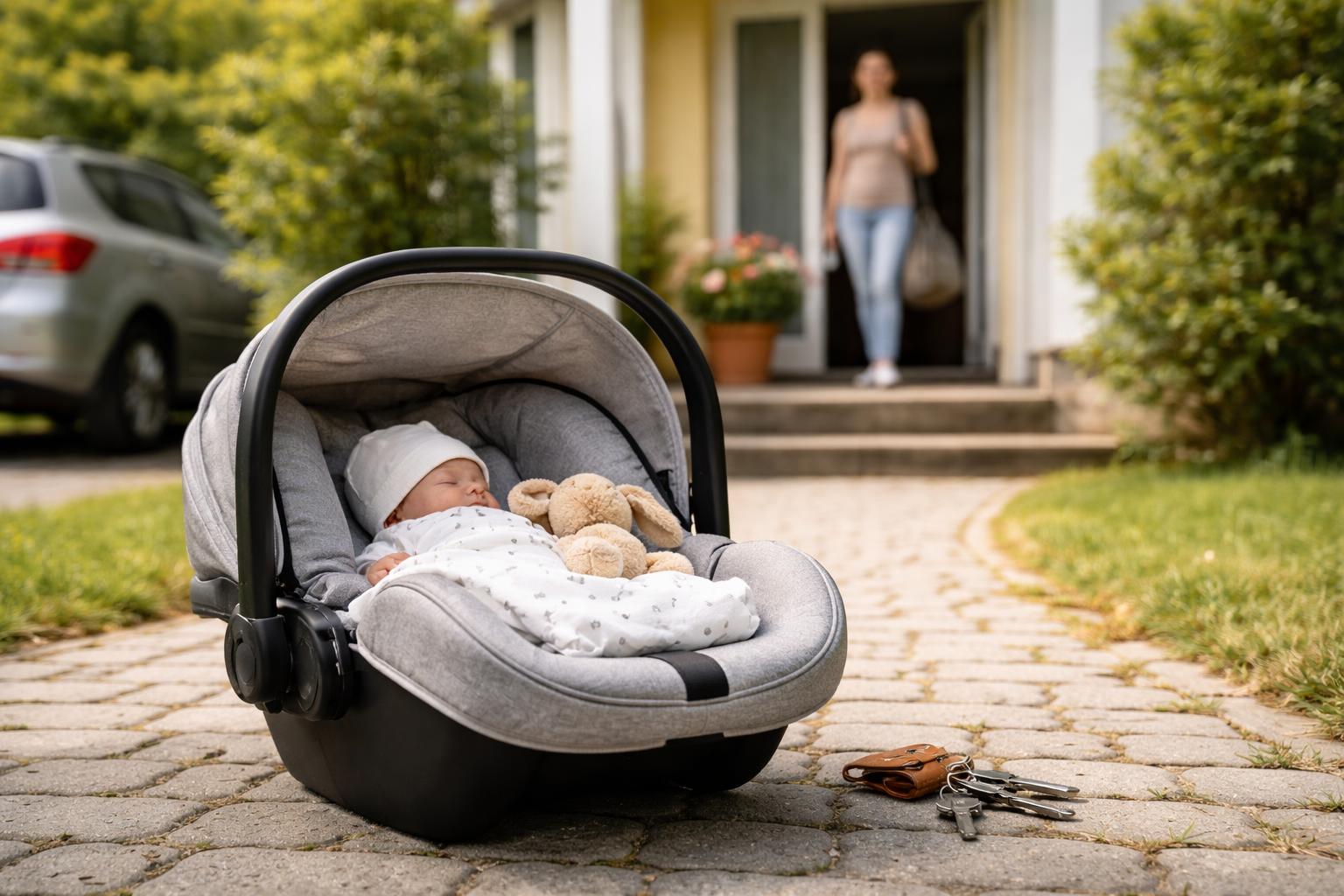 Redaktionelle Szene zum Thema „Kathi und ihr Baby dürfen nach Hause“