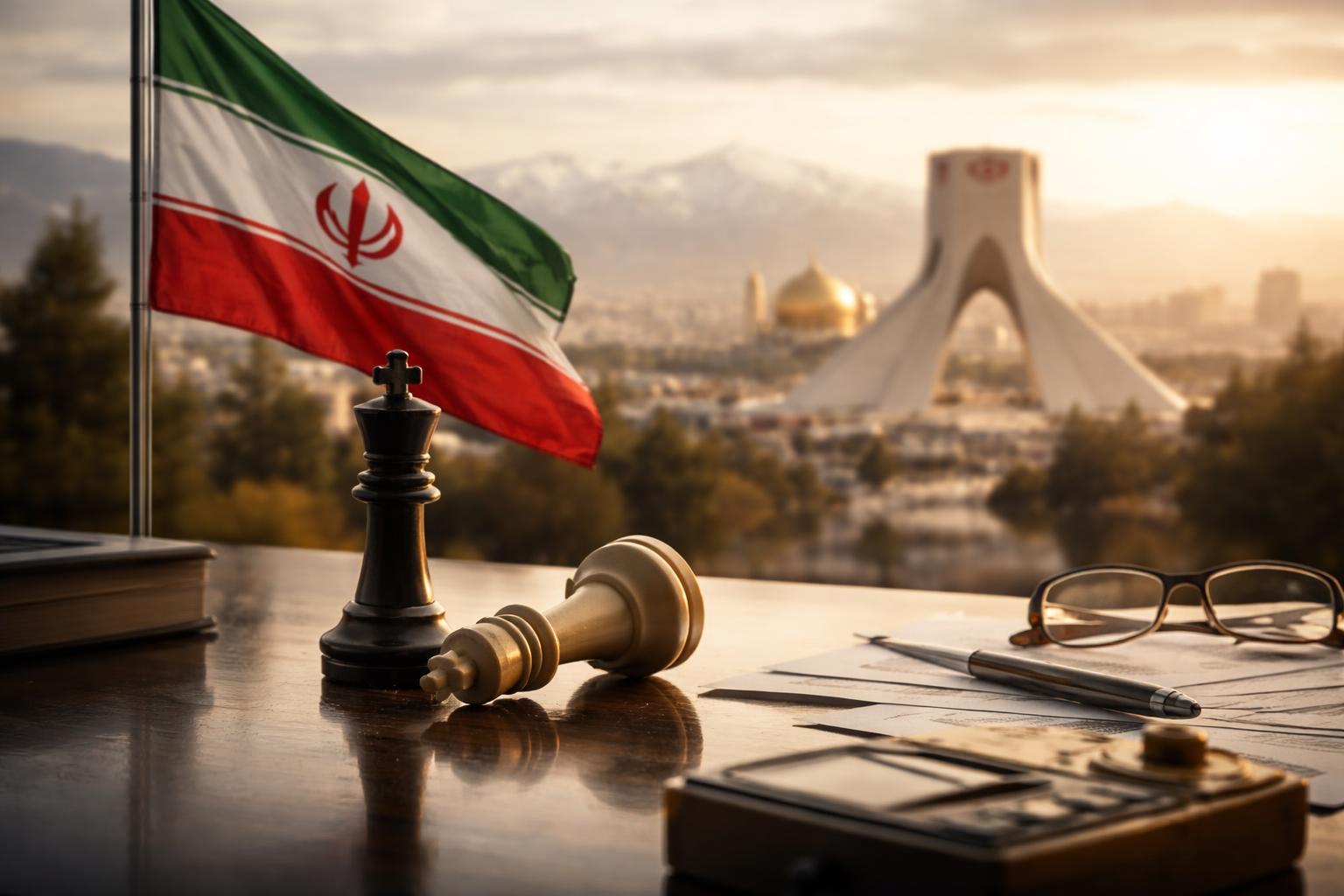 Redaktionelle Szene zum Thema „Khamenei greift nach US-Einschätzung stärker in die Führung des Iran ein“