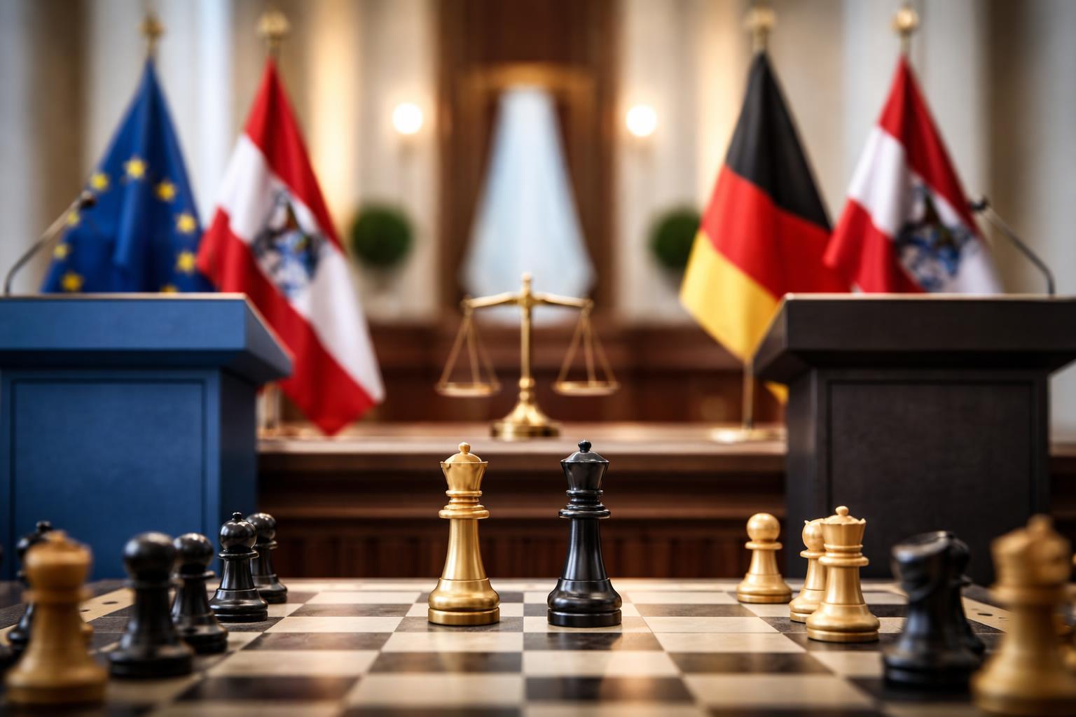 Redaktionelle Szene zum Thema „Kickl und Kurz: Politisches Kalkül oder Zufall?“