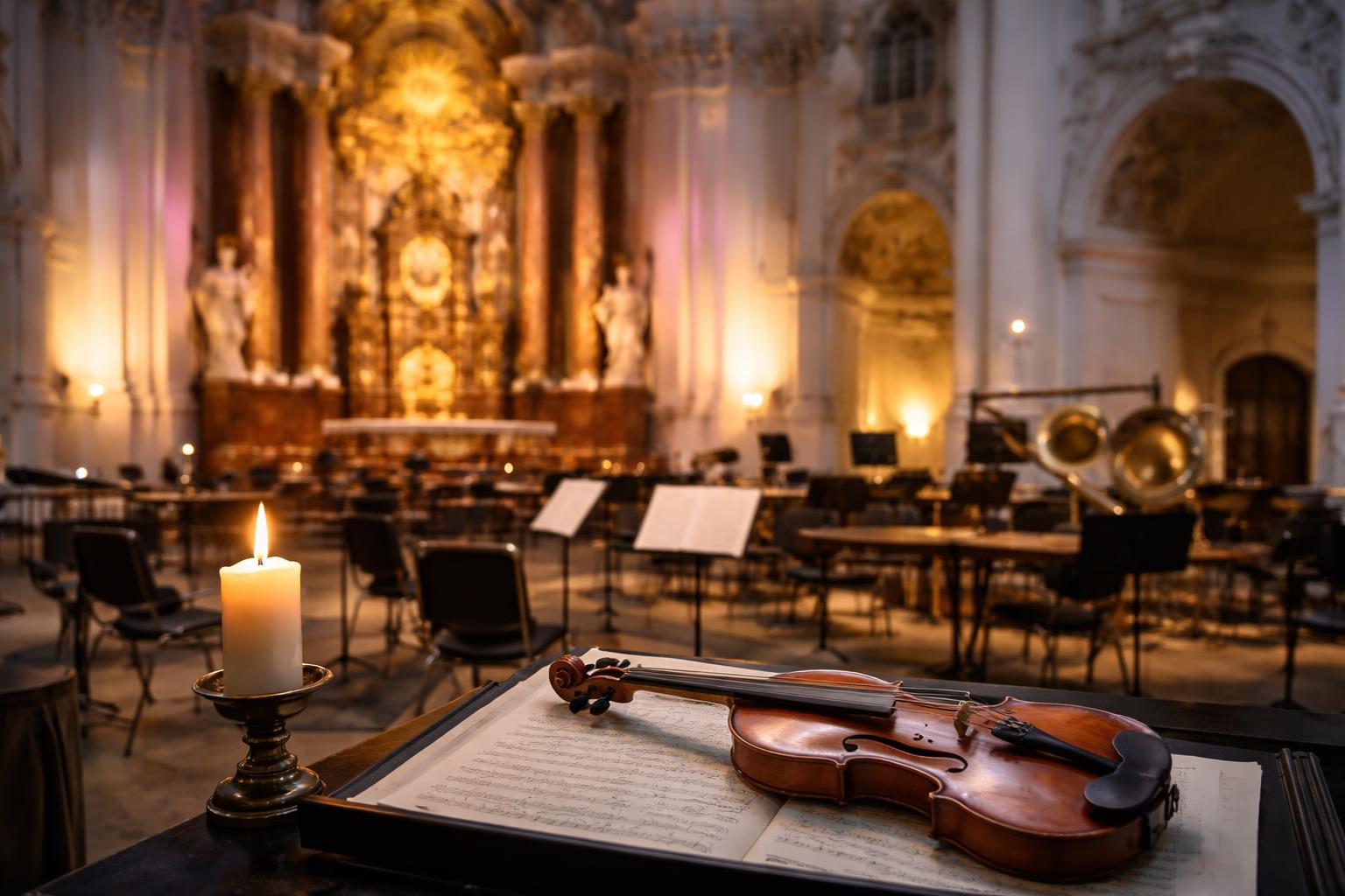 Redaktionelle Szene zum Thema „Klangsinnlichkeit und Kitsch in der Kollegienkirche“