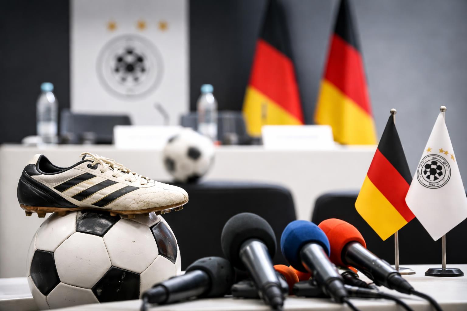 Redaktionelle Szene zum Thema „Klopp als neuer DFB-Teamchef vorgestellt: Warnung an Medien und Fans“
