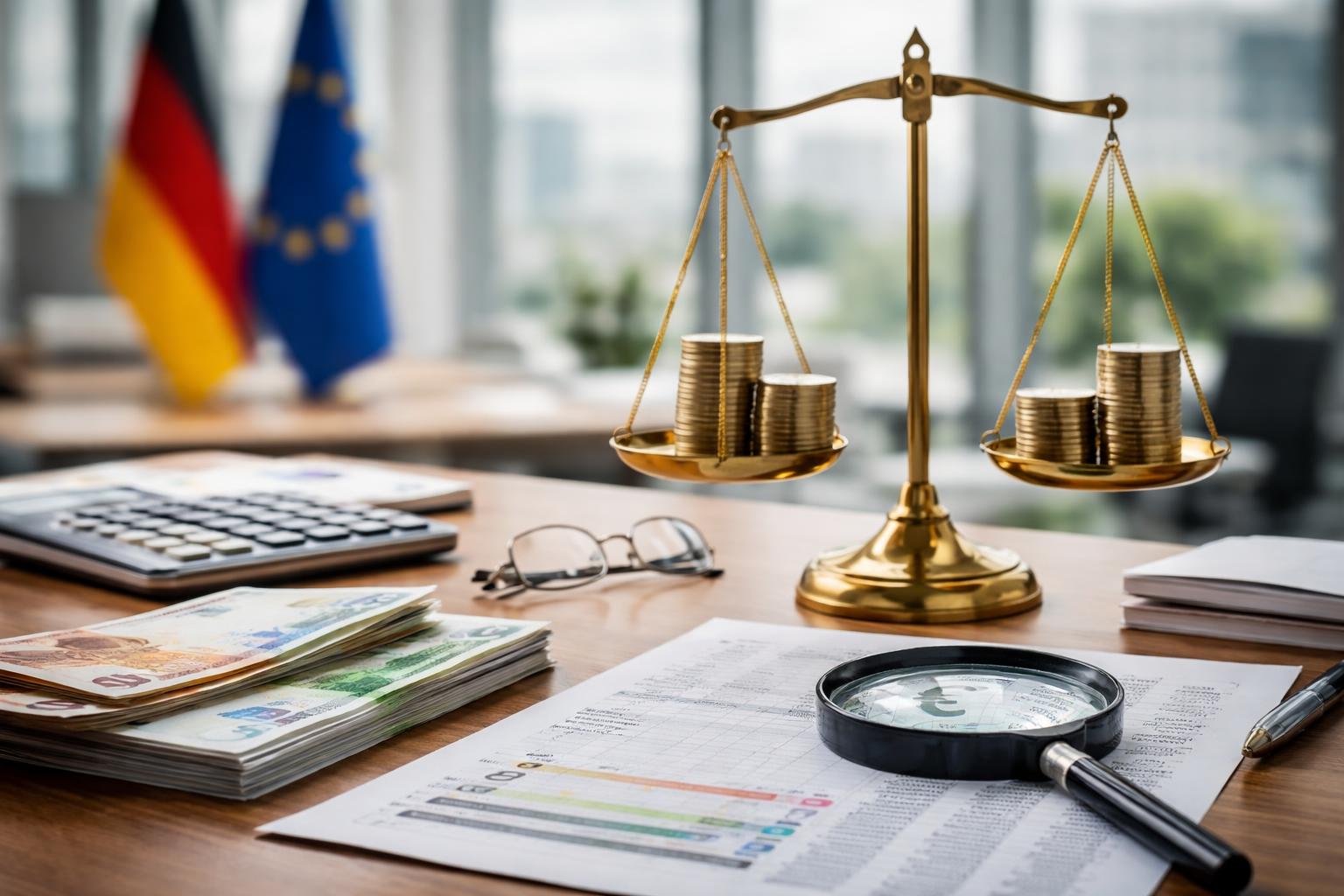 Redaktionelle Szene zum Thema „Kritik an EU-Vorgabe: Lohntransparenz-Richtlinie sorgt für scharfe Debatte“