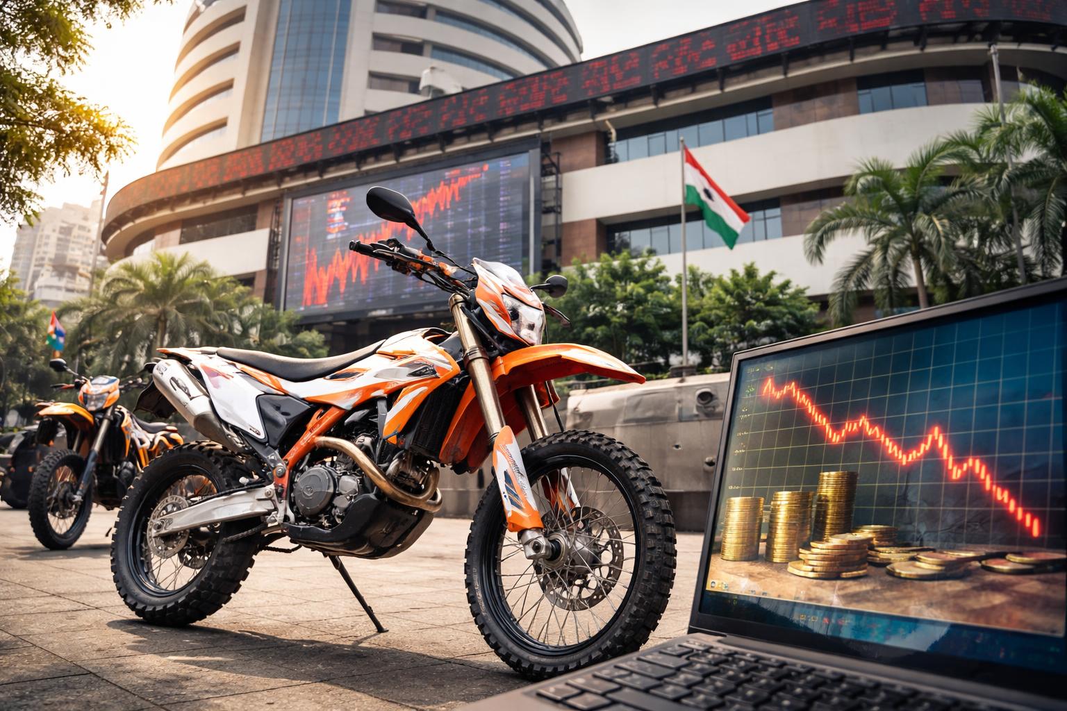 Redaktionelle Szene zum Thema „KTM unter Druck: Vorwürfe um entdrosselte Enduros belasten auch Bajaj“