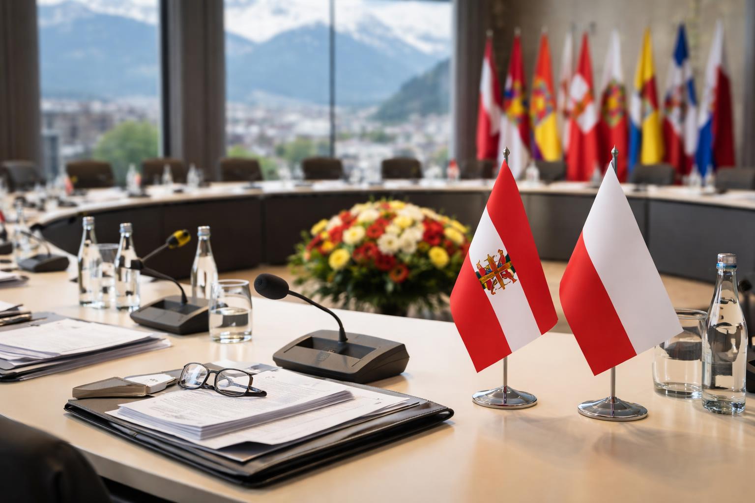 Redaktionelle Szene zum Thema „Länder einigen sich in Innsbruck auf gemeinsame Linie zur Reformpartnerschaft“