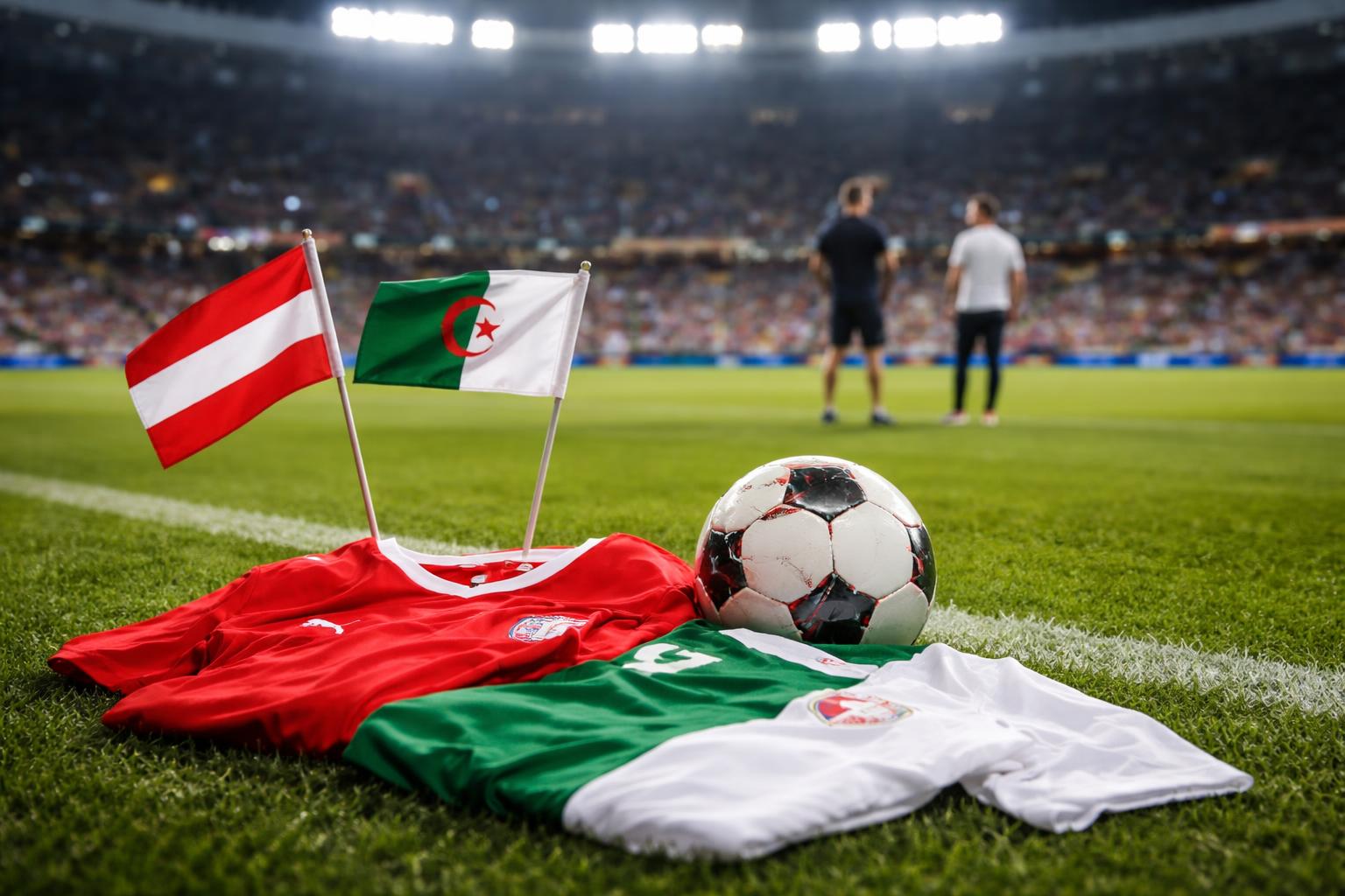 Redaktionelle Szene zum Thema „Laimer: „Würde gerne noch länger hier bleiben“ – Österreich vor letztem Gruppenspiel gegen Algerien“