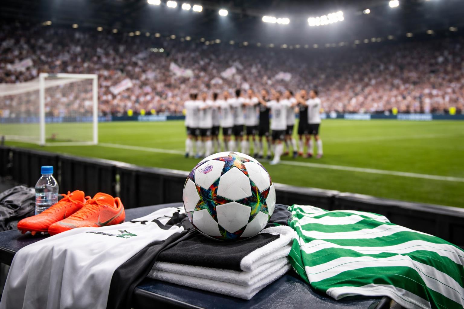 Redaktionelle Szene zum Thema „LASK spielt nach 5:1-Sieg über Celtic in der Champions League“