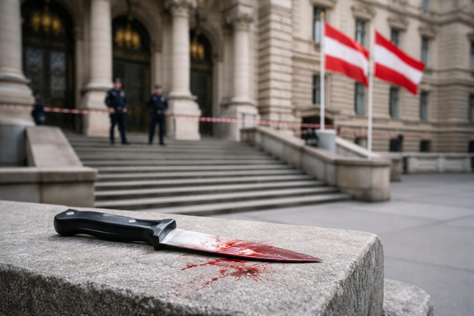 Redaktionelle Szene zum Thema „Lebenslange Haft für Afghane nach Messerattacke auf Tochter in Wien rechtskräftig“
