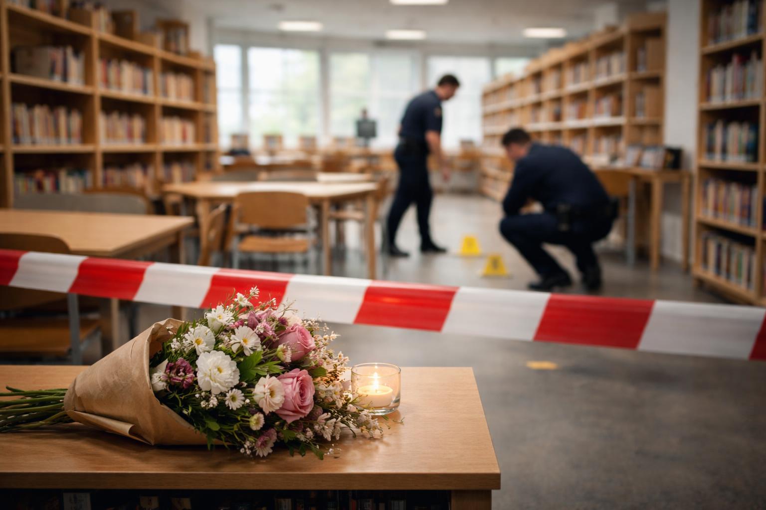 Redaktionelle Szene zum Thema „Lehrerin in Schule getötet: Polizei ermittelt nach Suizid des mutmaßlichen Täters in Taufkirchen an der Pram“