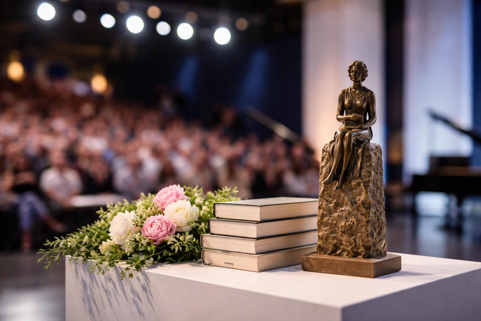 Redaktionelle Szene zum Thema „Lena Schätte gewinnt Bachmann-Preis zum 50. Mal vergebenen Wettbewerb“