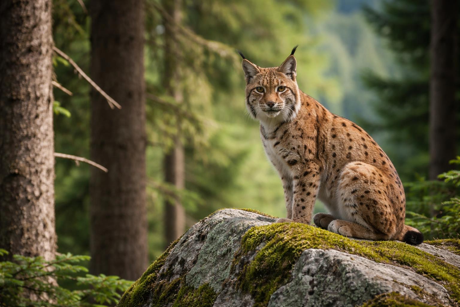 Redaktionelle Szene zum Thema „Luchs-Bestand in Österreich auf rund 30 Tiere geschrumpft“