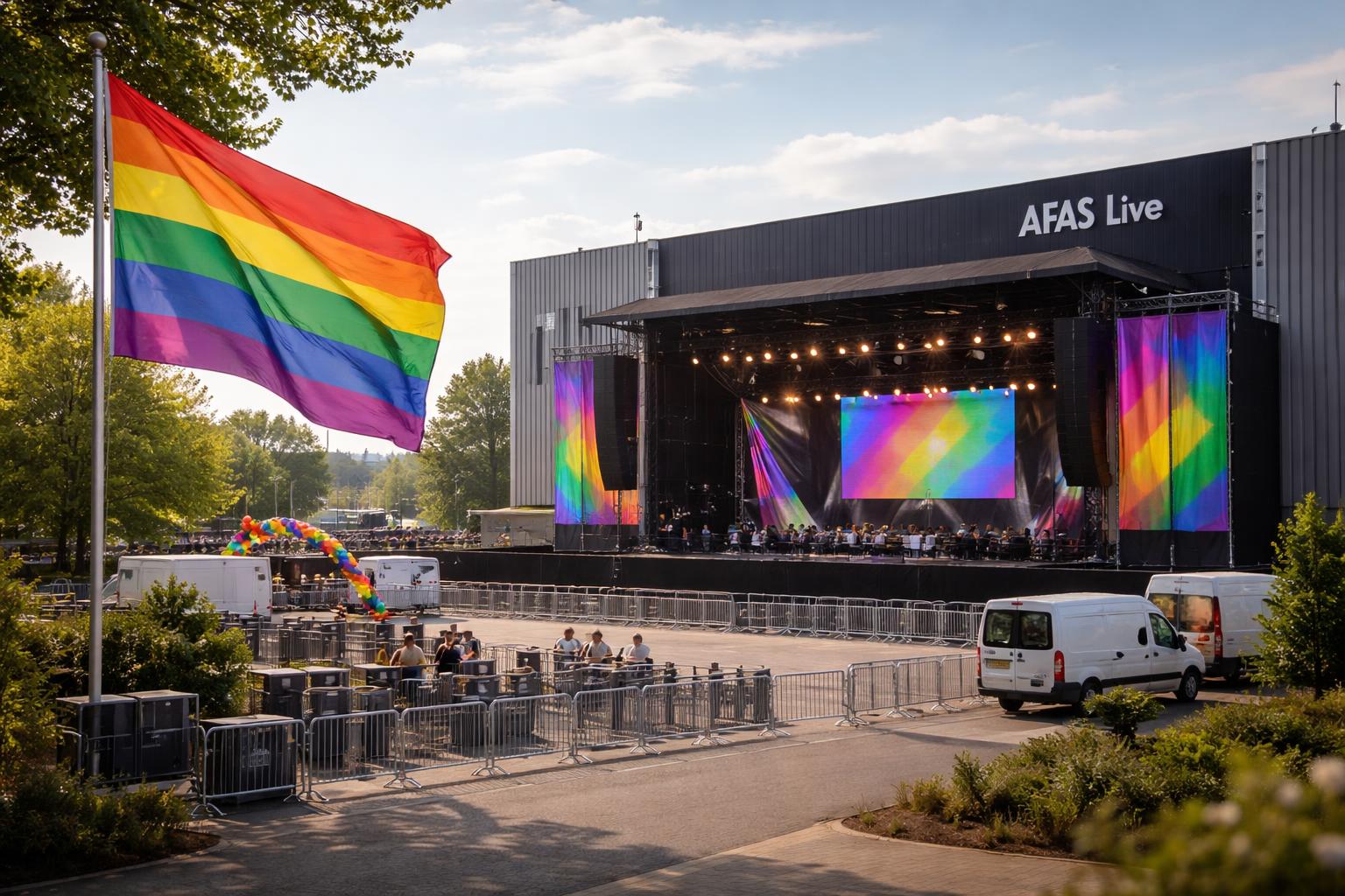 Redaktionelle Szene zum Thema „Madonna tritt als Special Guest beim World Pride in Amsterdam auf“