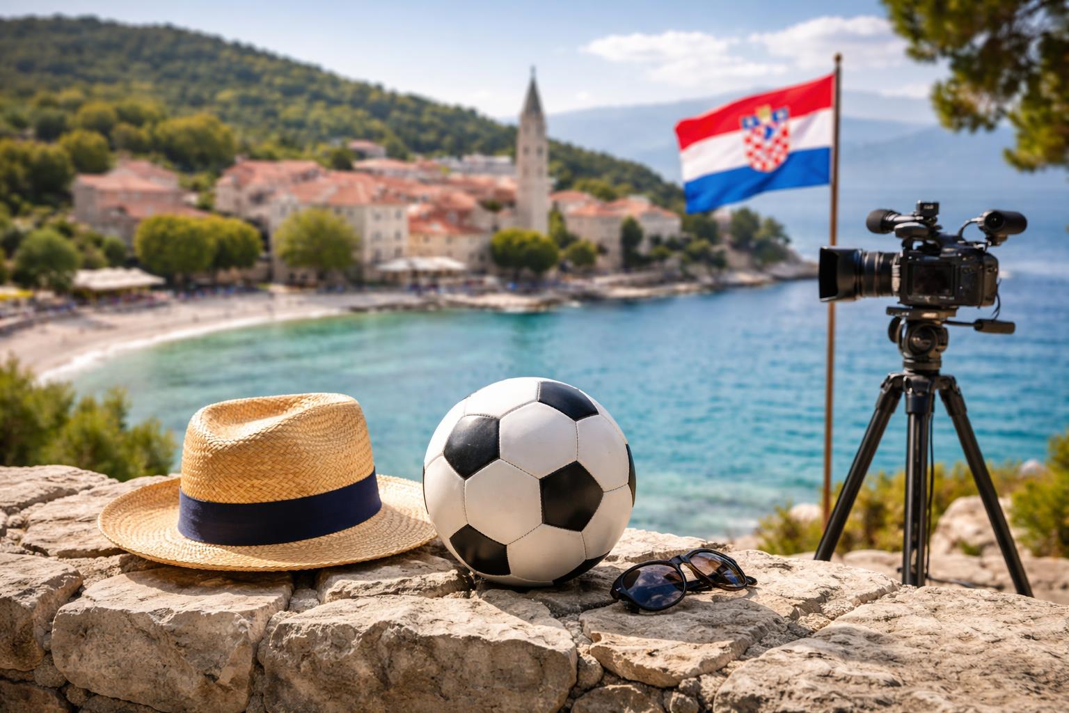 Redaktionelle Szene zum Thema „Malkovich und Modrić werben erneut für Kroatiens Tourismus“