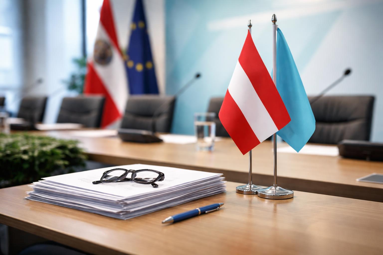 Redaktionelle Szene zum Thema „Markus Gstöttner wird neuer ÖVP-Generalsekretär: Ein Quereinsteiger übernimmt die Parteizentrale“