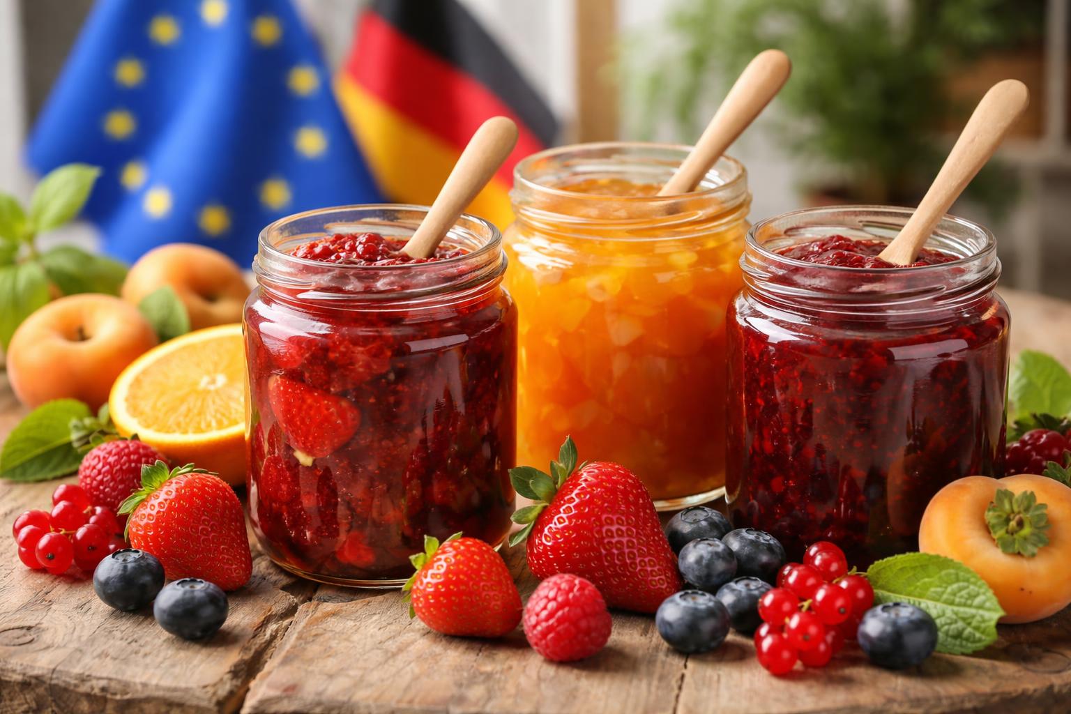 Redaktionelle Szene zum Thema „Marmelade darf ab Mitte Juni wieder für alle Fruchtaufstriche verwendet werden“