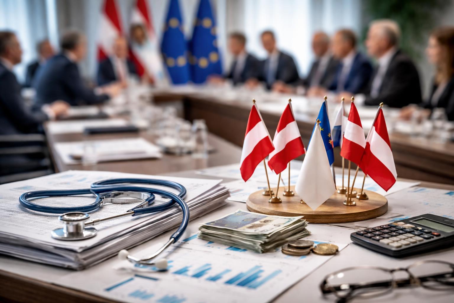 Redaktionelle Szene zum Thema „Marterbauer dämpft Erwartungen an große Gesundheitsreform“