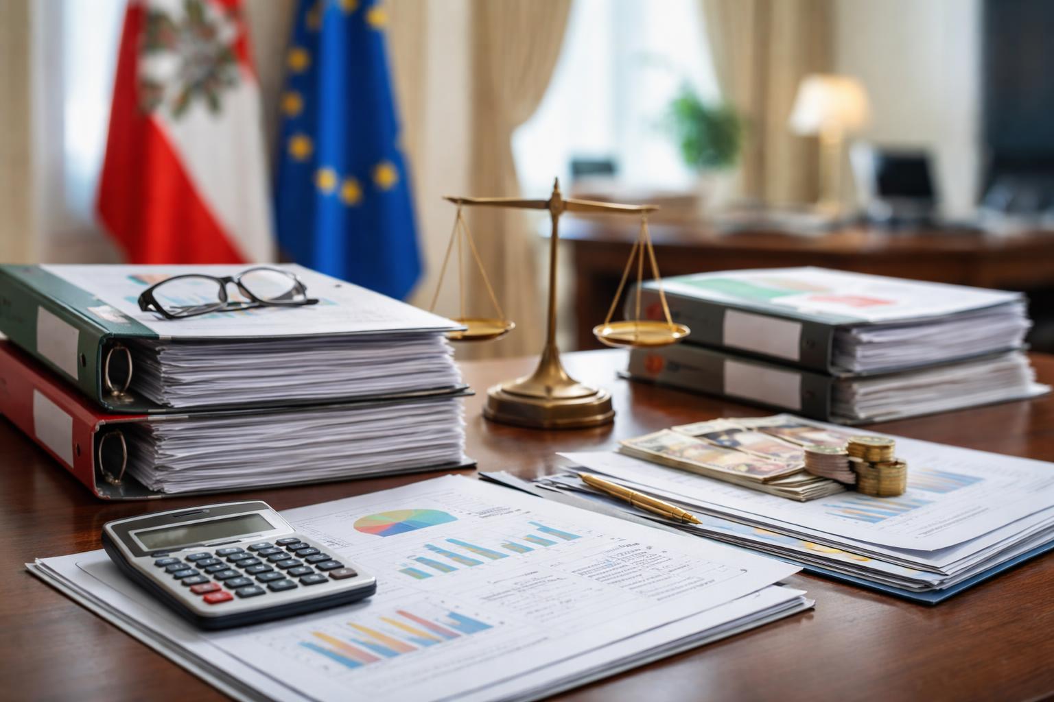 Redaktionelle Szene zum Thema „Marterbauer verteidigt Budgetkurs und bremst bei großen Reformen“