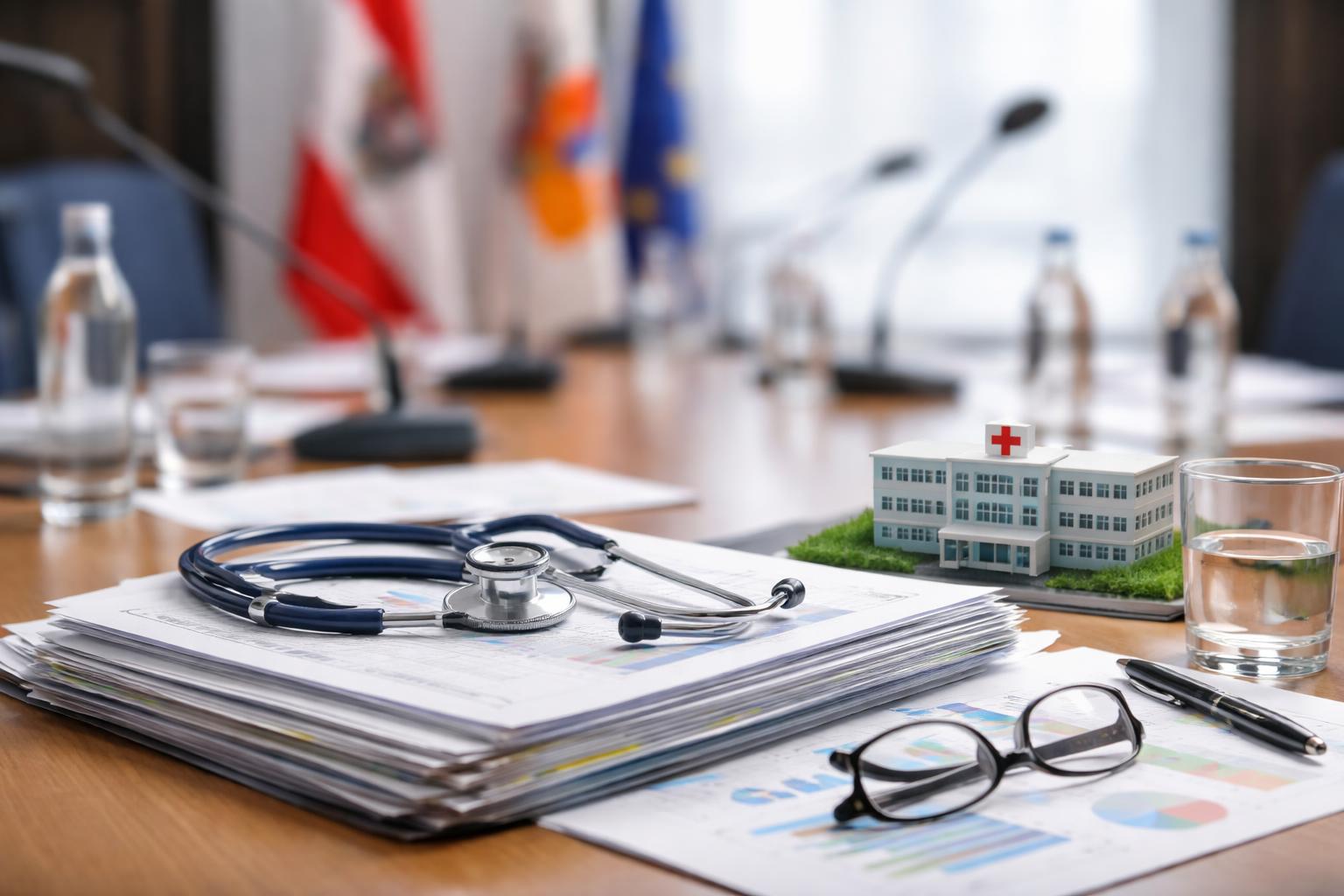 Redaktionelle Szene zum Thema „Mattle bremst vor Reformpartnerschaft die Erwartungen an die Gesundheitsreform“