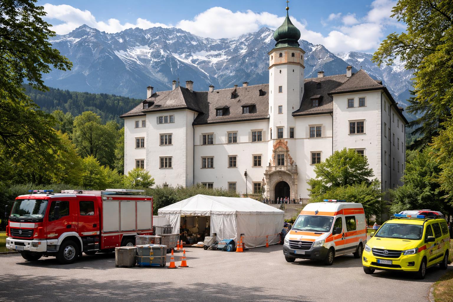Redaktionelle Szene zum Thema „Mattle plant Katastrophenzentrum im Schloss Mentlberg“