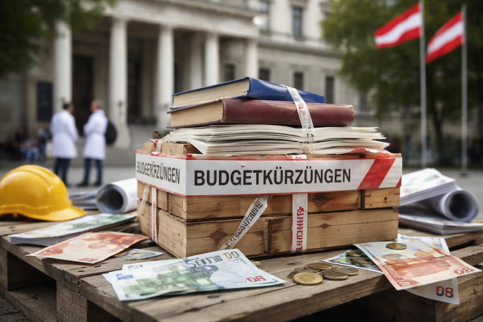 Redaktionelle Szene zum Thema „Maurer attackiert Uni-Kürzungen und SPÖ: „Das ist ein Budget der Ungerechtigkeit““