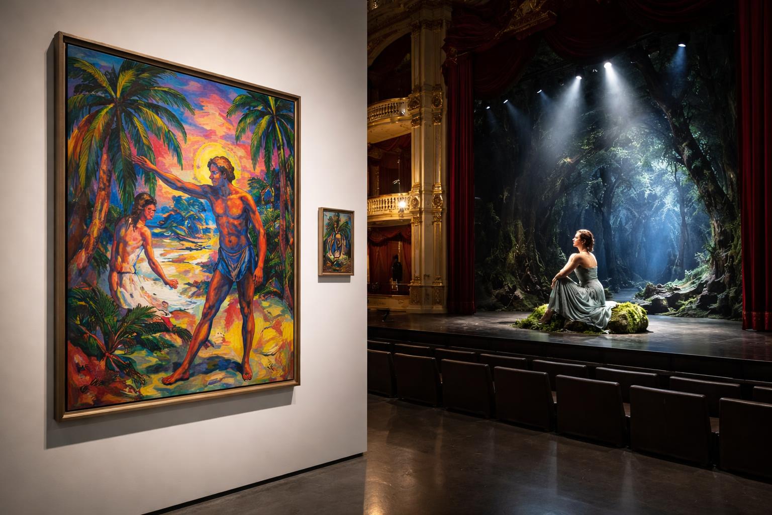Redaktionelle Szene zum Thema „Max Pechstein in Linz und Bibiana Beglau in Salzburg im Kulturprogramm“
