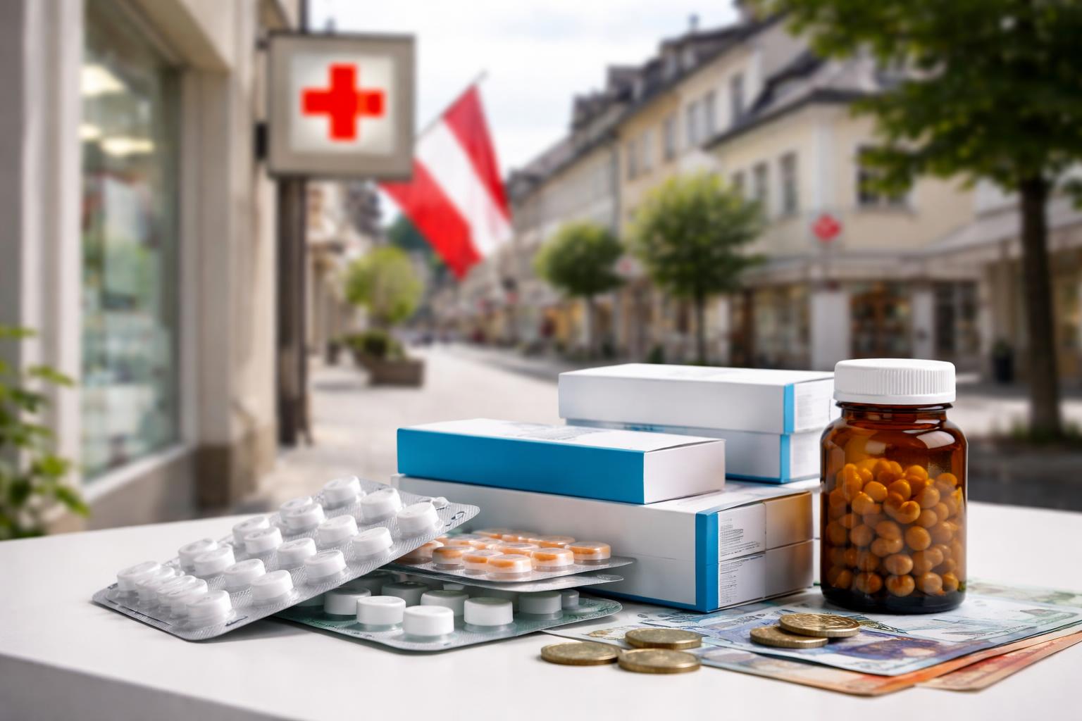 Redaktionelle Szene zum Thema „Medikamentenausgaben steigen weiter, Apothekennetz so dicht wie nie“